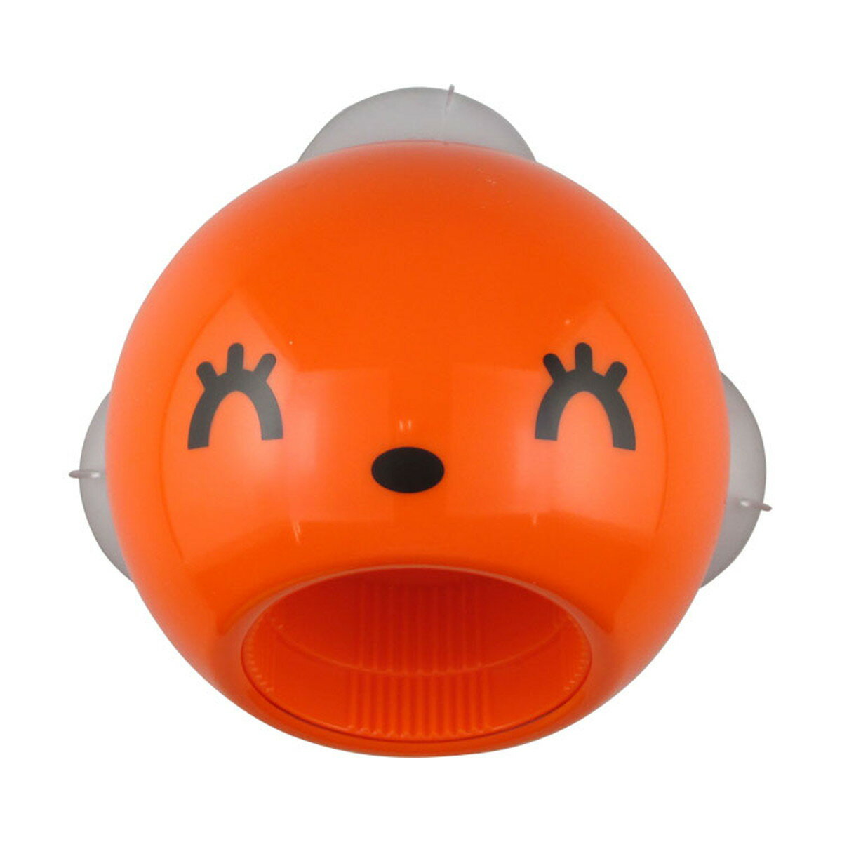 【送料お得・まとめ買い×7個セット】サカエ工業 スマイルオープナー 室内用 吸盤タイプ オレンジ