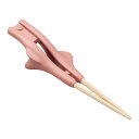 【送料お得・まとめ買い×7個セット】ウインド 箸ぞうくん クリア ピンク 21cm 右手用 1膳