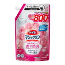 【送料お得・まとめ買い×7個セット】花王 kao トイレマジックリン 消臭・洗浄スプレー 香り消臭 エレガントローズの香り つめかえ用 800ml トイレ用洗剤(3)