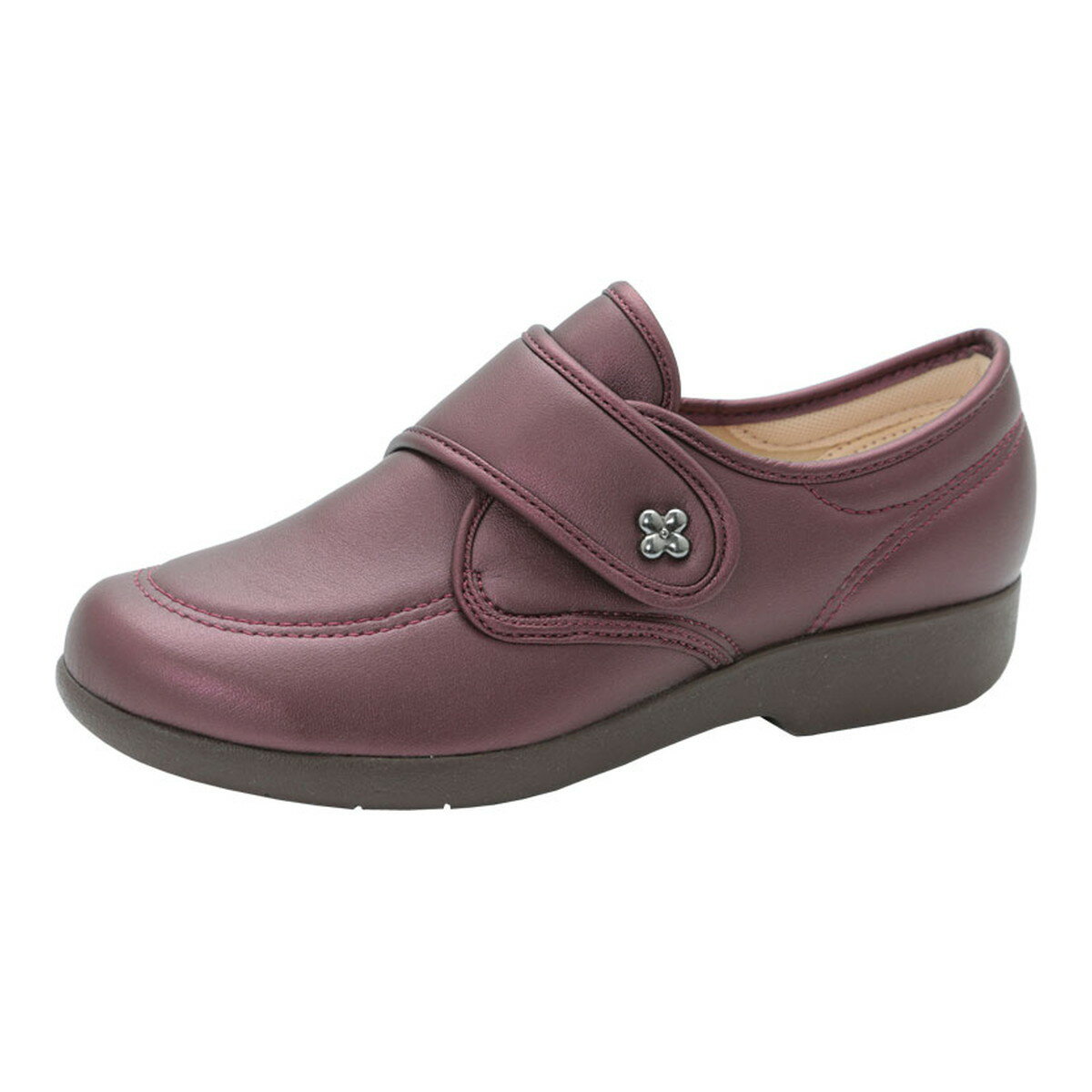 【送料お得・まとめ買い×3個セット】アサヒシューズ 快歩主義 L118 婦人用 22.5cm ワインスムース 3E