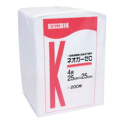 【送料お得・まとめ買い×7個セット】川本産業 ネオガーゼ C 200枚入