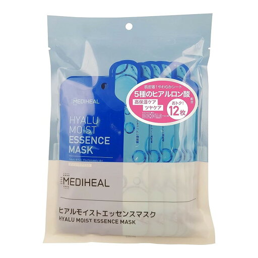 【あわせ買い2999円以上で送料お得】MEDIHEAL メディヒール ヒアルモイストエッセンスマスク 12枚 【あわせ買い2999円以上で送料お得】MEDIHEAL メディヒール ヒアルモイストエッセンスマスク 12枚