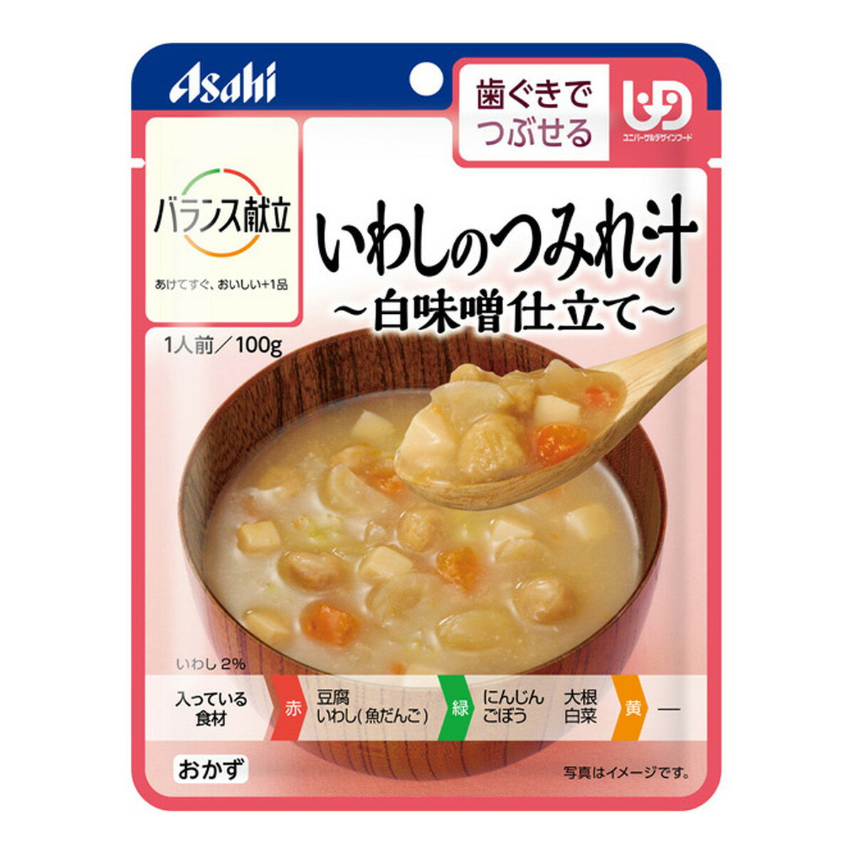 【送料お得・まとめ買い×13個セット】アサヒ バランス献立 いわしのつみれ汁 白味噌仕立て 100g