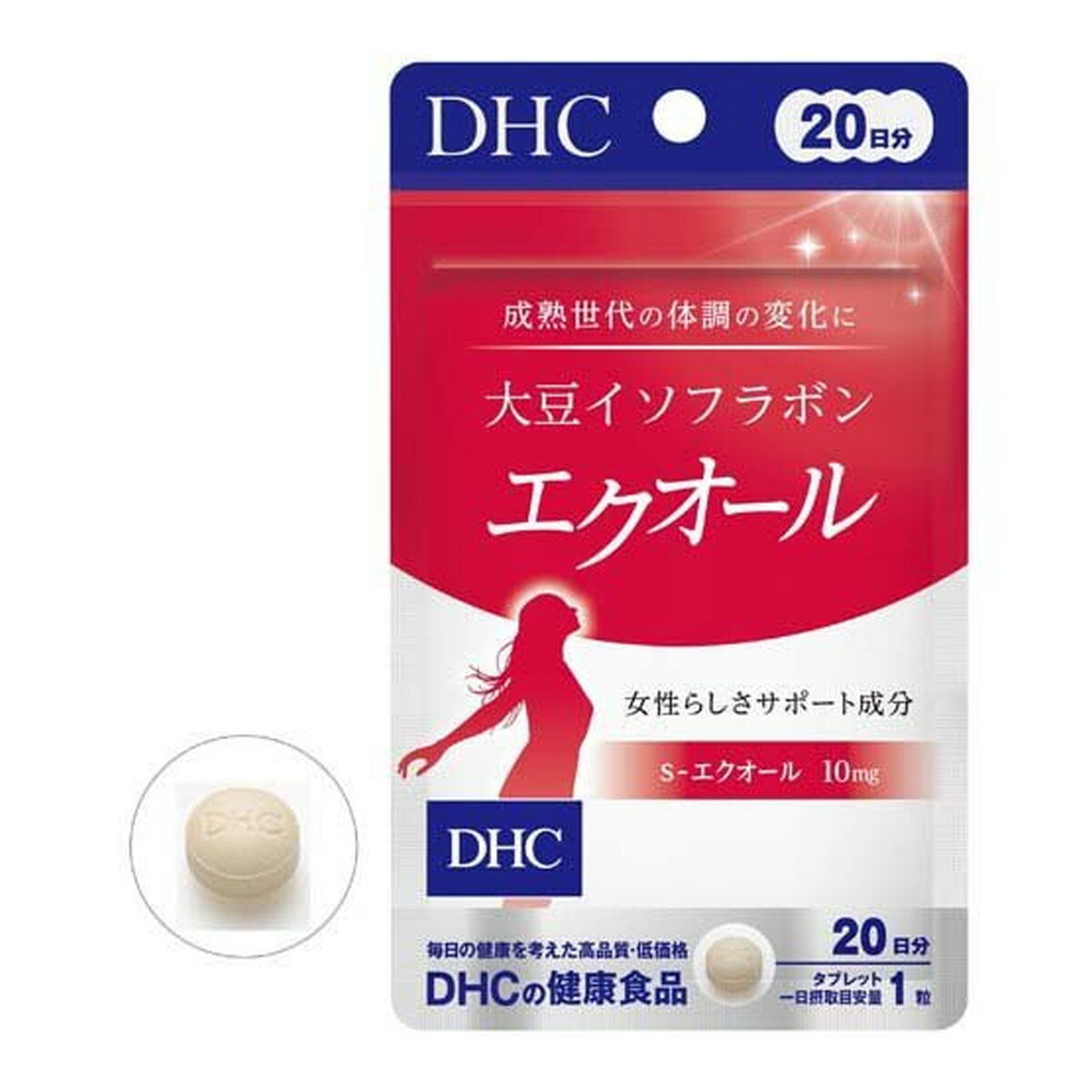 【送料お得・まとめ買い×9個セット】DHC 20日分 大豆イソフラボン エクオール 20粒