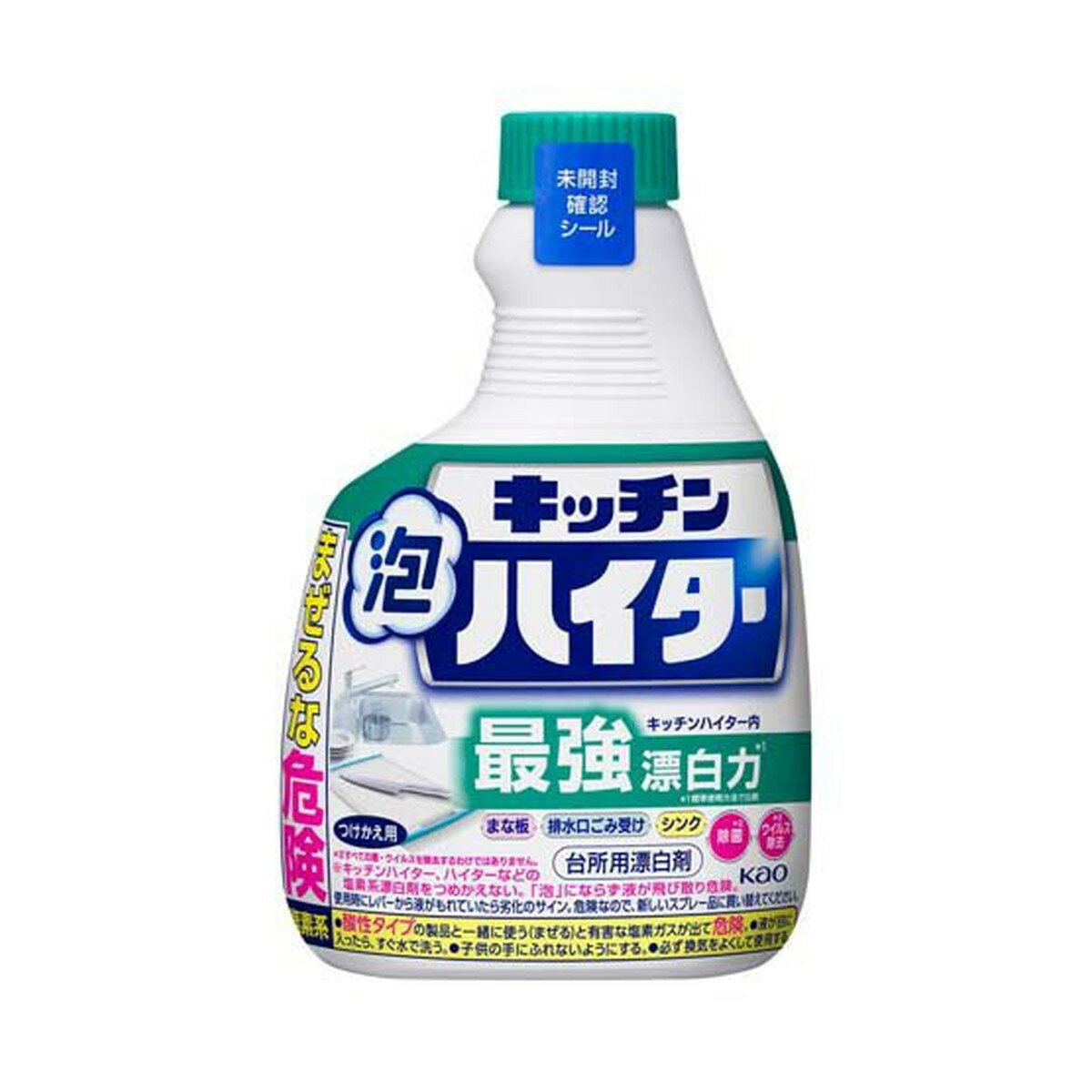 【送料お得・まとめ買い×9個セット】花王 キッチン 泡ハイター つけかえ用 400mL 1