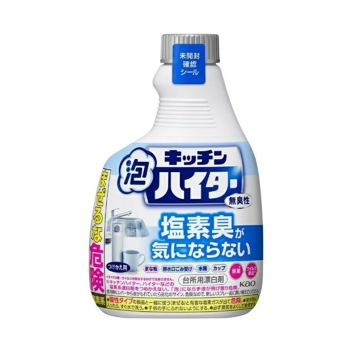 【送料お得・まとめ買い×11個セット】花王 キッチン 泡ハイター 無臭性 つけかえ用 400mL 台所用漂白剤