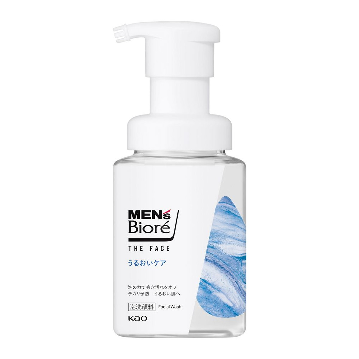 【送料お得・まとめ買い×3個セット】花王 メンズビオレ ザフェイス うるおいケア 本体 200mL 男性用 泡洗顔料