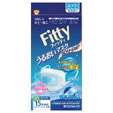 【送料お得・まとめ買い×9個セット】玉川衛材 フィッティ うるおいマスク シルキータッチ ふつう ホワイト 15セット マスク(4)