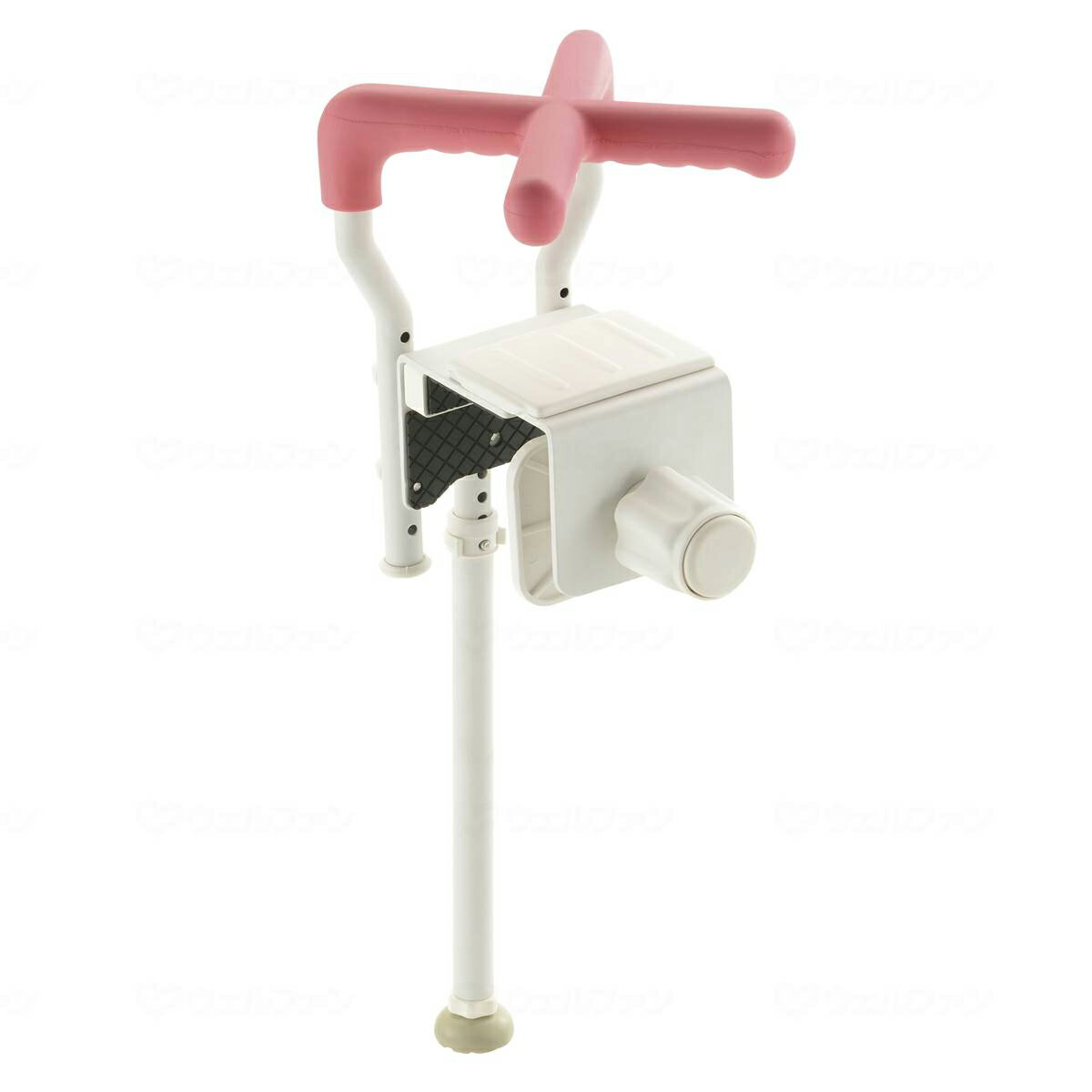 【送料お得・まとめ買い×1個セット】リッチェル 浴そう手すりX ユニットバス130H ピンク