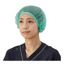 【送料お得・まとめ買い×2個セット】竹虎 サージキャップ ジャバラタイプ グリーン 100枚入