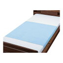 【送料お得・まとめ買い×3個セット】ウェルファン お徳用 綿混パイル 防水シーツ 90×145cm 2枚組 サックス 介護
