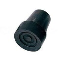 【送料お得・まとめ買い×11個セット】日進医療器 TY156-1 アルミ製 松葉杖 あわせてパッチン TY156用 先ゴム 21mm 黒