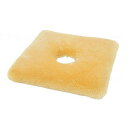 【送料お得・まとめ買い×3個セット】ウェルファン ナーシングラッグ 角座カルファクッション 薄型 穴あり 車椅子 クッション