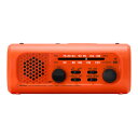 【送料お得・まとめ買い×9個セット】ドリテック さすだけ充電ラジオライト3 PR-323ROR オレンジ 充電式ライト・ラジオ