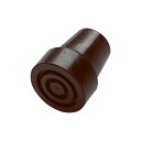 【送料お得・まとめ買い×11個セット】ケイ・ホスピア 愛杖用 杖先ゴム 内径18mm 茶(4)