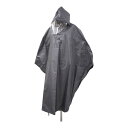 【送料お得・まとめ買い×11個セット】スギタ 内閣府防災推奨 全身反射 車イス用ポンチョ ブラック フリーサイズ