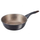【送料お得・まとめ買い×7個セット】竹原製缶 IHダイヤモンドゴールドマーブル 深型フライパン 26cm