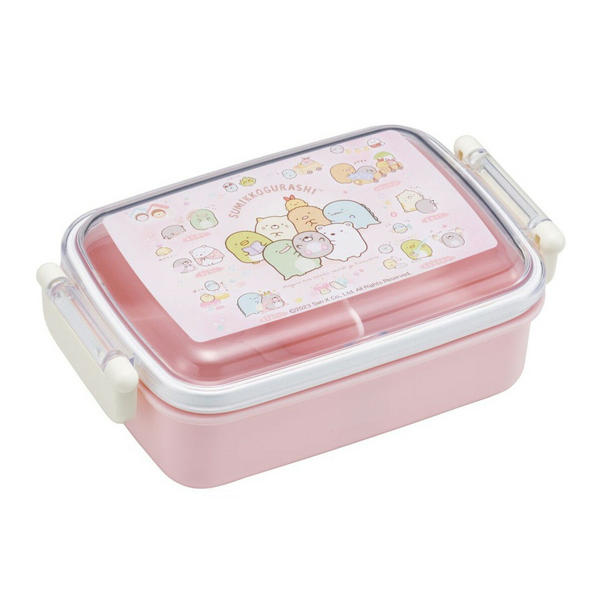 【あわせ買い2999円以上で送料お得】スケーター RBF3ANAG 抗菌 ふわっとタイト ランチボックス すみっコぐらし もぐらのおうち 450mL お弁当箱