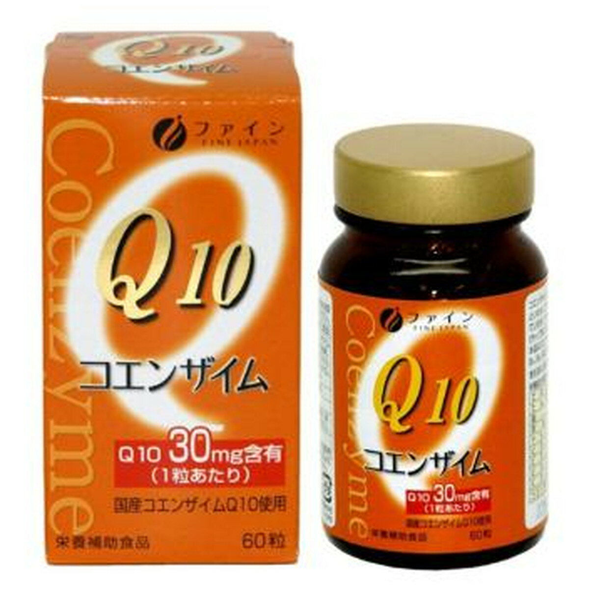 【送料お得・まとめ買い×7個セット】ファイン コエンザイムQ10 栄養補助食品 60粒入
