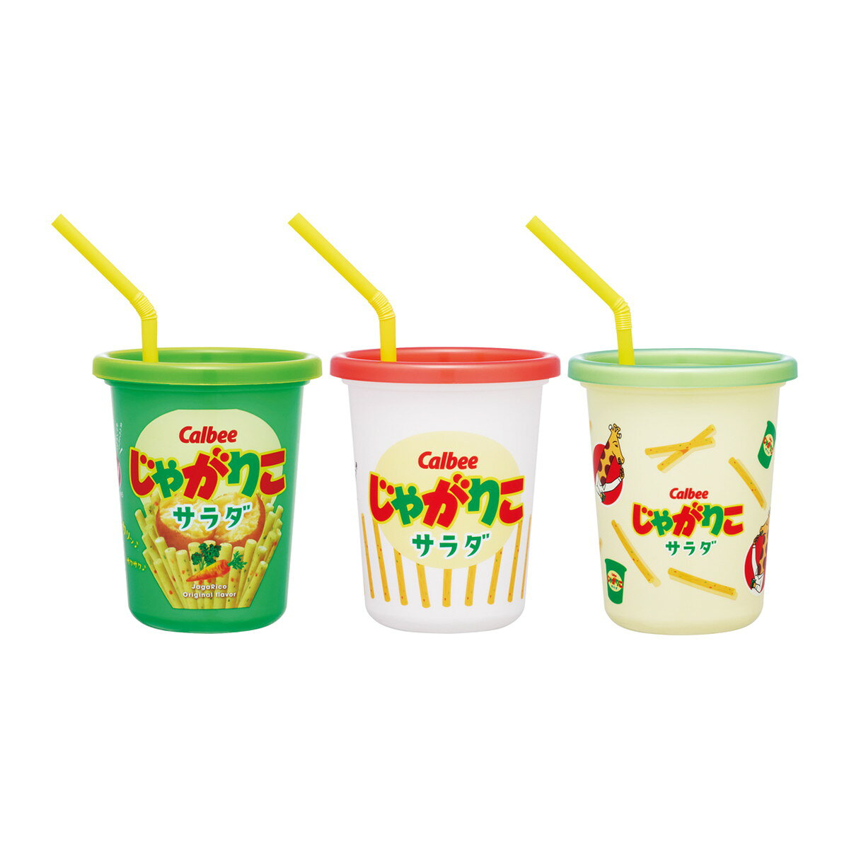 商品名：スケーター ストロー付き タンブラー 3個セット 320mL じゃがりこ サラダ SIH3ST-A内容量：3個JANコード：4973307712890発売元、製造元、輸入元又は販売元：スケーター(Skater)原産国：日本商品番号：103-*007-4973307712890商品説明可愛いキャラクターのフタ付きコップ3個セット。おうちでの普段使いはもちろん、レジャーやアウトドア、パーティーなどでも大活躍ストローを外して食洗機OK！ストローは市販の直径6mmタイプのものがご使用いただけます。※ご注意※フタは完全密封ではありません。状況によっては倒れた際に中身がこぼれますのでご注意ください。■商品サイズコップ：約　直径90×高さ106mmストロー：約　直径6×長さ約172mm容量：約　320ml■品質表示（耐熱温度）フタ・本体：ポリプロピレン（-20度〜100度）ストロー：ポリプロピレン（-20度〜90度）※電子レンジでの使用はお避け下さい。広告文責：アットライフ株式会社TEL 050-3196-1510 ※商品パッケージは変更の場合あり。メーカー欠品または完売の際、キャンセルをお願いすることがあります。ご了承ください。