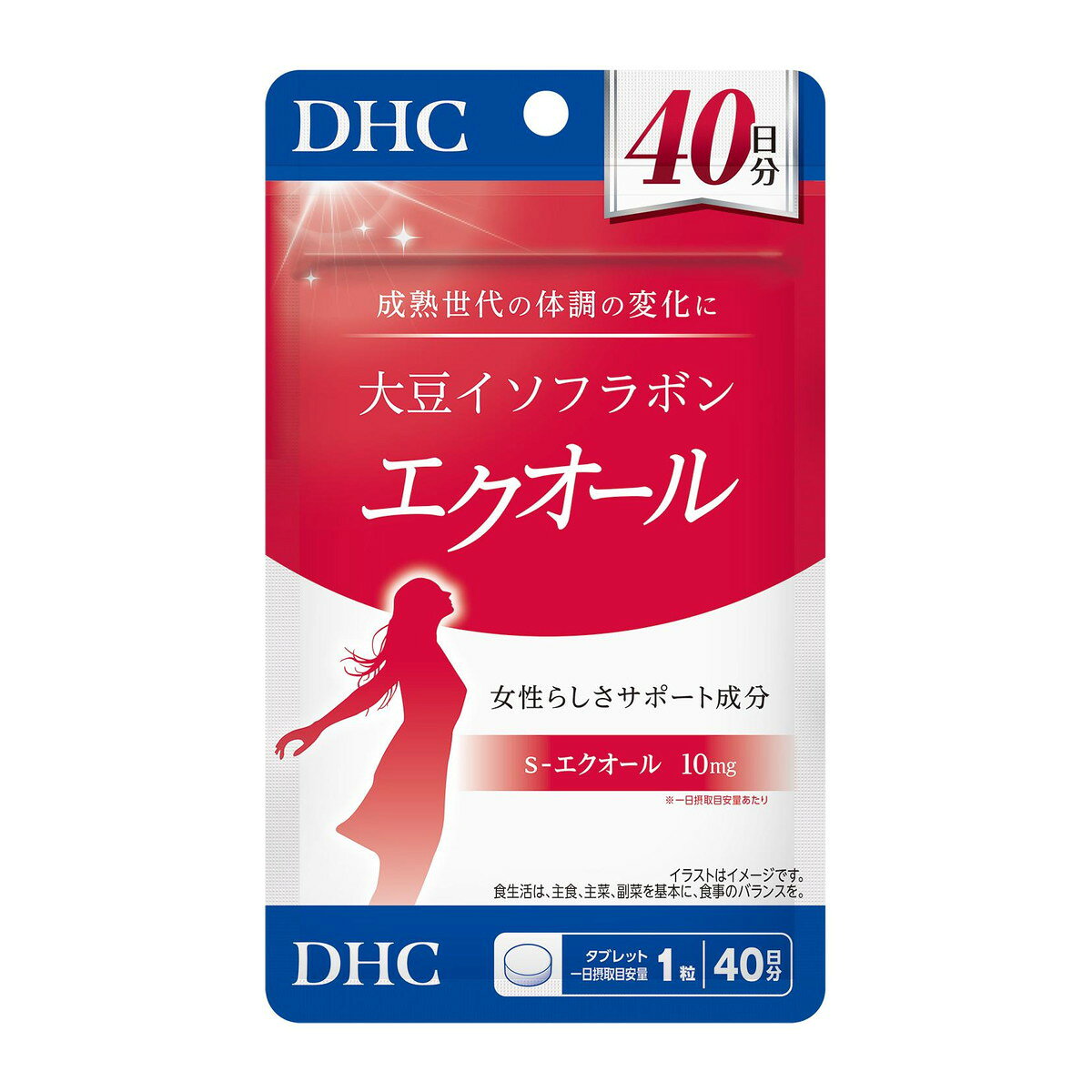 【送料お得・まとめ買い×9個セット】大豆イソフラボン エクオール 40日分 40粒 DHC