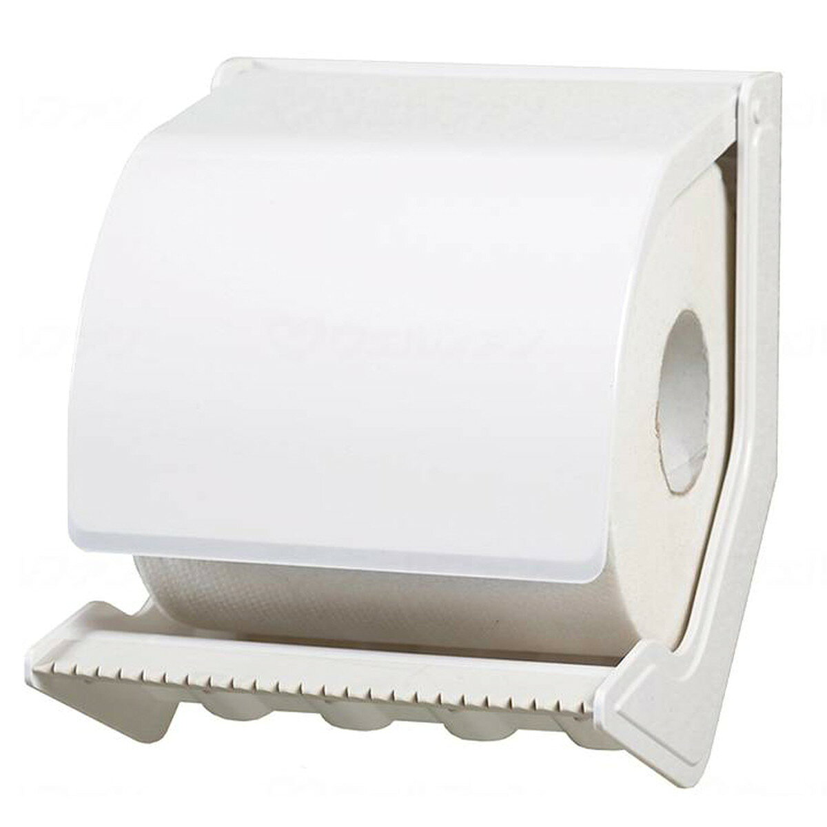【送料お得・まとめ買い×9個セット】シマブン おくだけ トイレットペーパーホルダー オフホワイト