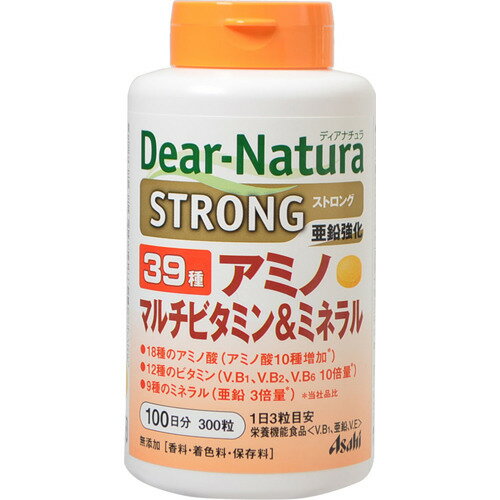 サプリメント 【あわせ買い2999円以上で送料お得】アサヒ ディアナチュラ ストロング 39種アミノマルチビタミン&ミネラル 100日分 300粒