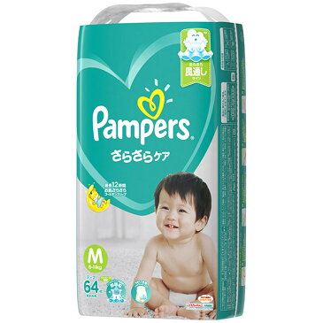 【あわせ買い2999円以上で送料無料】P&G パンパース テープ Mサイズ（6〜11kg） 64枚 【4902430148696】