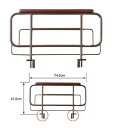 ケアレット専用サイドレール（2本組）1+1モーターベッド用（PA503-PR743Y)