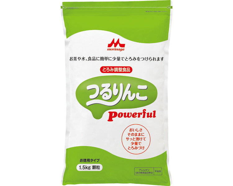 ●原材料／デキストリン、キサンタンガム、クエン酸三ナトリウム、乳酸カルシウム ●栄養成分／（100g当たり）エネルギー342kcal、たんぱく質0.6g、脂質0g、炭水化物85.0g、食塩相当量3.8g ●分量目安（お茶（20℃）100mLに対して）／フレンチドレッシング状：0.7g、とんかつソース状：1.5g、ケチャップ状：2.0g ●賞味期限／製造後1年6ヶ月 ●生産国／日本 メーカー：森永乳業クリニコ 【ご注意ください】 ※本商品は送付先が「沖縄・離島の場合」は、当店ではご注文をお受けしておりません。 　ご注文いただいても、お客様都合キャンセルとなります。 ※リニューアルに伴い、パッケージ・内容等予告なく変更する場合がございます。 　予めご了承ください。 広告文責：ケアライフ・メディカルサプライ株式会社 　　　　　TEL:0745-44-3255 区分：食品　生産国／日本 【ブランド】 クリニコ つるりんこ 【発売元、製造元、輸入元又は販売元】 森永乳業 108-8384 東京都港区芝5-33-1・おいしさそのまま！サッと溶けて少量でとろみづけ！ ・粘度の立ち上がりが早く、時間が経ってもとろみの状態は変わりません。 ・温かいものにも、冷たいものにもとろみをつけられます。 ・多量に加えなくてもしっかりとしたとろみをつけられるため、少量でとろみをつけたい時におすすめです。