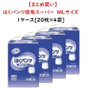 1ケースまとめ買い【リブドゥコーポレーション】はくパンツ　夜用スーパー　MLサイズ　17601　20枚×4袋　吸水量約800cc　大人用おむつ　介護用おむつ　紙おむつ