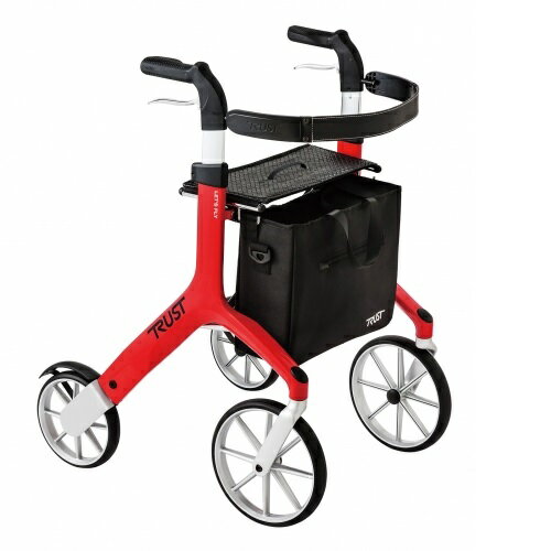 【竹虎】 歩行車 レッツフライ 118101 レッド 敬老の日 誕生日 プレゼント メーカー取寄品