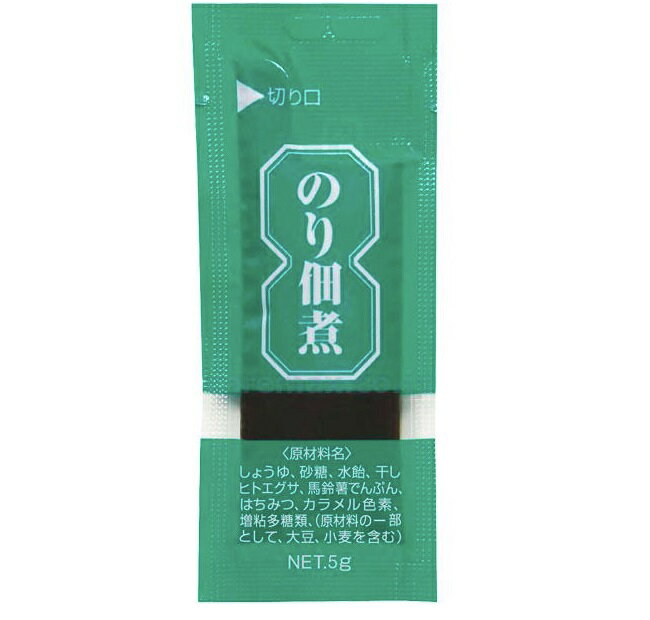 【三島食品】のり佃煮 5g×40食　福祉/介護用品/介護食/スティック/日本産/国産/7.7kcal/5g/40食/佃煮/つくだ煮/おかゆ