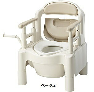 安寿 家具調トイレセレクトR ノーマル 標準・快適脱臭 533-853 アロン化成 │ ポータブルトイレ 家具調 おしゃれ 高級感 高齢者 排泄関連 在宅介護 トイレ関連 福祉用具 介護用品