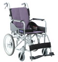 【カワムラサイクル】座幅40cm ノーパンクタイヤ仕様車いす 介助用(中床) SY16-40SB 色:フジレザー(No.112) STAYER メーカー直送 非課税