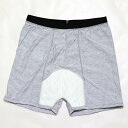 日本製 おしゃれ ボーダー柄 男性用 失禁パンツ【ちょいモレ 尿漏れ対策下着】ボクサートランクス33020/軽失禁/お洒落/ちょい漏れ/楽天スーパーセール/失禁...