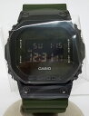 【中古】G-SHOCK ジーショック 5600シリーズ GM-5600B メタルケース メンズウォッチ 腕時計 ブラック カーキ CASIO カシオ