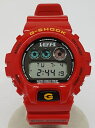 【中古】G-SHOCK ジーショック ONE PIECE ワンピース ルフィ モデル DW-6900FS 腕時計 レッド CASIO カシオ