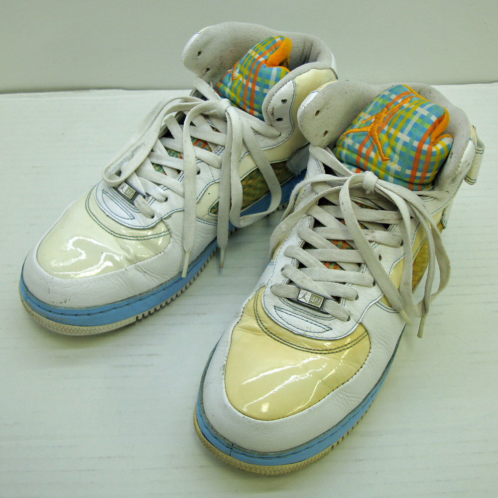 【中古】NIKE ナイキ スニーカー AIR JORDAN FUSION AJF 5LS エアジョーダンフュージョン 5 LS エア フォース 322882-181 29cm ※訳有品【橿原店】【H】