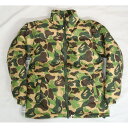 【中古】BAPE KIDS ベイプキッズ A BATHING APE アベイシングエイプ ダウンジャケット カモ柄 迷彩 150サイズ【橿原店】【H】