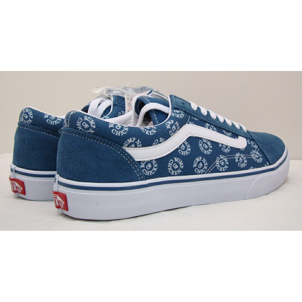 【中古】VANS × BUMP OF CHICKEN OLD SKOOL バンズ オールドスクール バンプ・オブ・チキン コラボスニーカー V36CF BOC ブルー 29cm 未使用品【橿原店】【H】