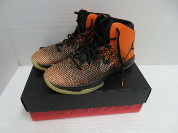 【中古】 NIKE ナイキ AIR JORDAN 31 エアジョーダン 845037-021 US9.5 27.5cm スニーカー 靴 シューズ BLACK/BLACK-STARFISH 【メンズ古着】【鳥取店】