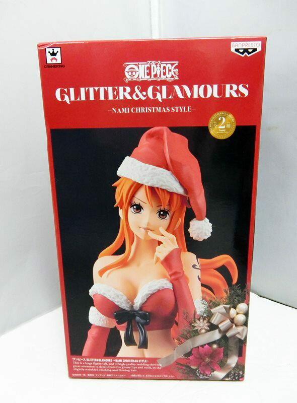 【中古】【未開封品】ワンピース GLITTER＆GLAMOURS NAMI CHRISTMAS STYLE ナミ フィギュア Aカラー(レッド) BANPRESTO クリスマス/サンタ【出雲店】のサムネイル
