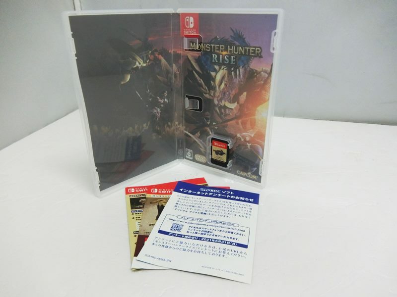 【中古】Nintendo Switch ソフト モンスターハンターライズ MONSTER HUNTER RISE ニンテンドースイッチ ハンティングアクション CAPCOM【出雲店】