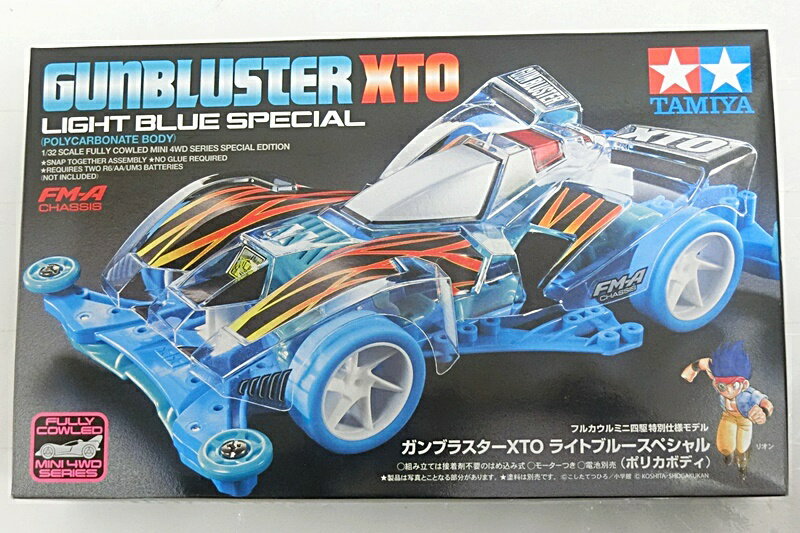 【中古】【未組立品】 ミニ四駆 ガンブラスターXTO ライトブルースペシャル (ポリカボディ) TAMIYA 95439 1/32 フルカウルミニ四駆特別限定モデル【出雲店】