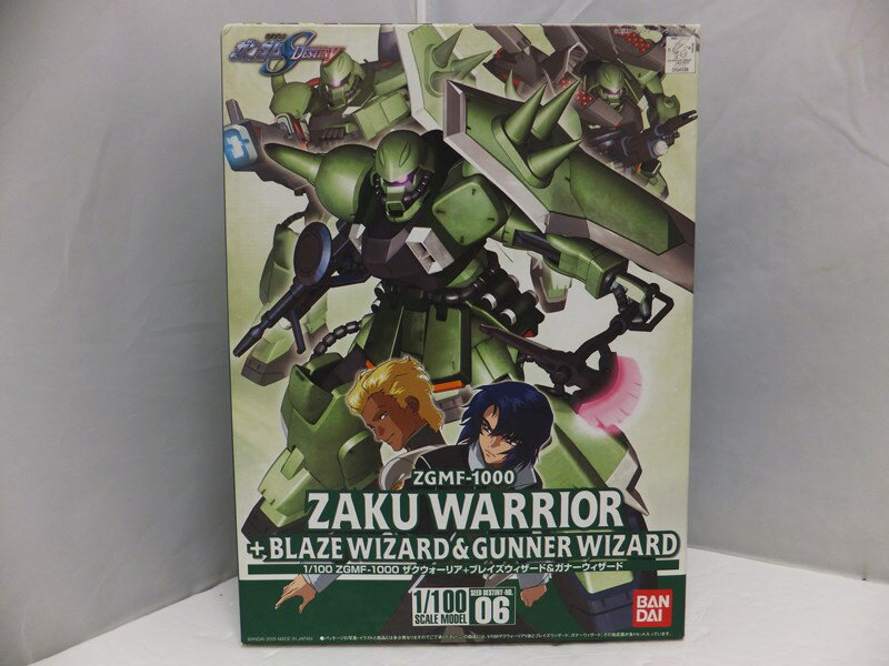 【中古】【未組立】ガンプラ 1/100 ZGMF-1000 ザクウォーリア ブレイズ＆ガナーウィザード (機動戦士ガンダムSEED DESTINY) BANDAI 2005【出雲店】