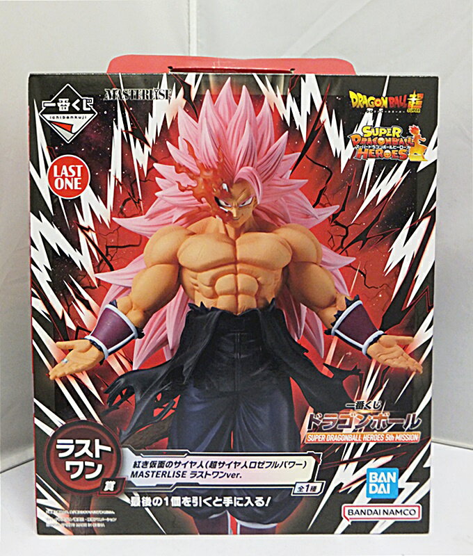 【中古】【未開封】一番くじ ドラゴンボール SUPER DRAGONBALL HEROES 5th MISSION ラストワン賞 紅き仮面のサイヤ人(SSロゼフルパワー)フィギュア SDBH【出雲】