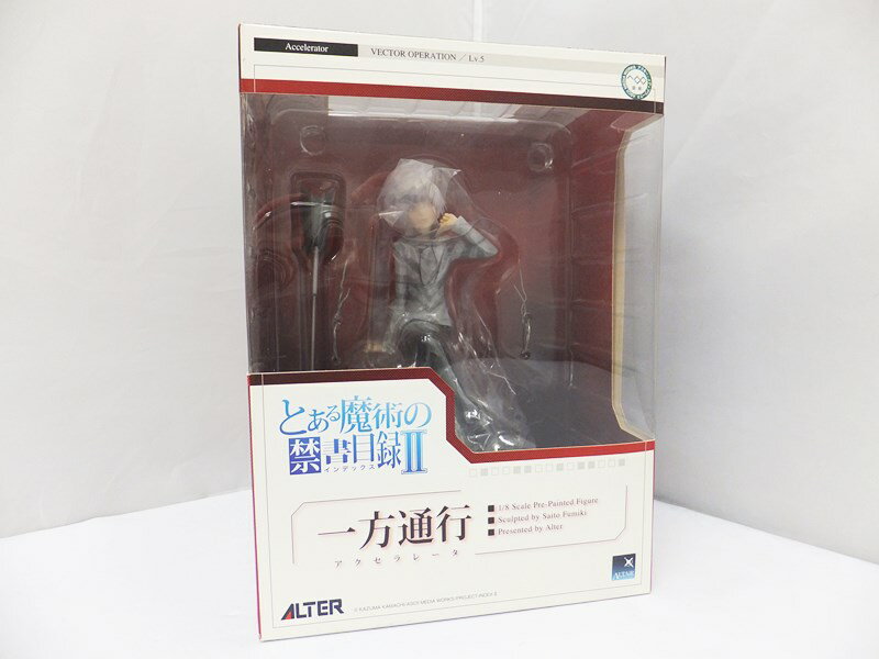 【中古】とある魔術の禁書目録II 一方通行 (アクセラレータ) 1/8スケール PVC製塗装済完成品 フィギュア ALTER アルター / インデックス【出雲店】