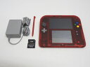 【中古】Nintendo 2DS 「ポケットモンスター赤」限定パック 同梱品 クリアレッド 本体 / FTR-001 任天堂 ニンテンドー ポケモン リザードン【出雲店】