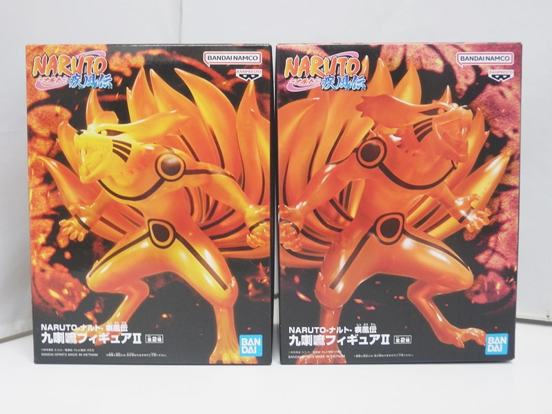 【中古】【未開封2点セット】NARUTO - ナルト - 疾風伝 九喇嘛フィギュアII カラー...